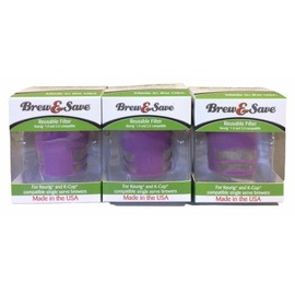 Brew & Save 3pk Brew & Save Reusable Filters for Keurig & K-Cup Single Serve Brewers(V1)