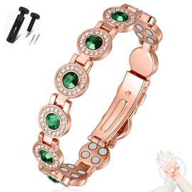 Copper Magnetic Bracelet for Women 3800 Gauss Magnets Pure Copper