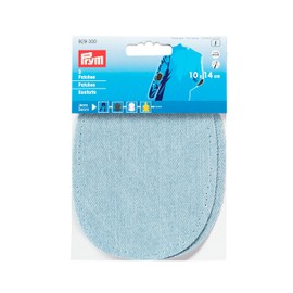 Prym Patches Denim for Ironing/Sewing on 14x10 cm Light Blue, 14 x 10 cm, Hellblau, 2 Stück
