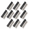 Teeth Edgewise Brackets 0.022in Slot 345 Hooks Rustproof Mini Metal