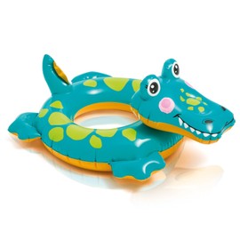 Intex Inflatable Swimming Ring for Absolute Bathing Fun / Crocodile / Crocodile Approx. 72 x 66 cm Bathing Fun for Children / Ideal Swimming Fun for Swimming Pool, Lake, Beach or Bathing Holidays