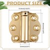 Zonon 4 Pack Self Closing Screen Door Hinge 2 3/4"