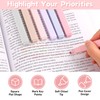 Pastel Highlighter Pen, Pack of 12, Pastel Assorted Colours, Aesthetic
