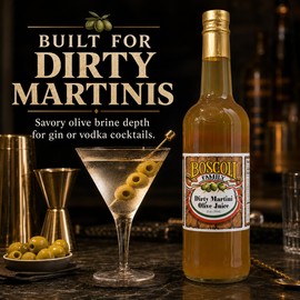 Boscoli Family Dirty Martini Olive Juice, 25 oz.