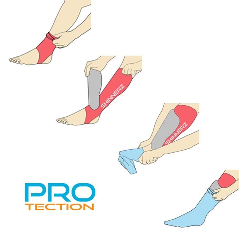 Football Shinliners - Shin Guard sleeves - shin pad inner