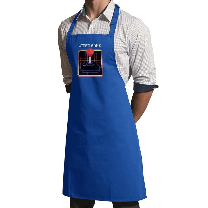 fabulous Premium Kitchen Apron Video Game Controller Synthwave Joystick Video