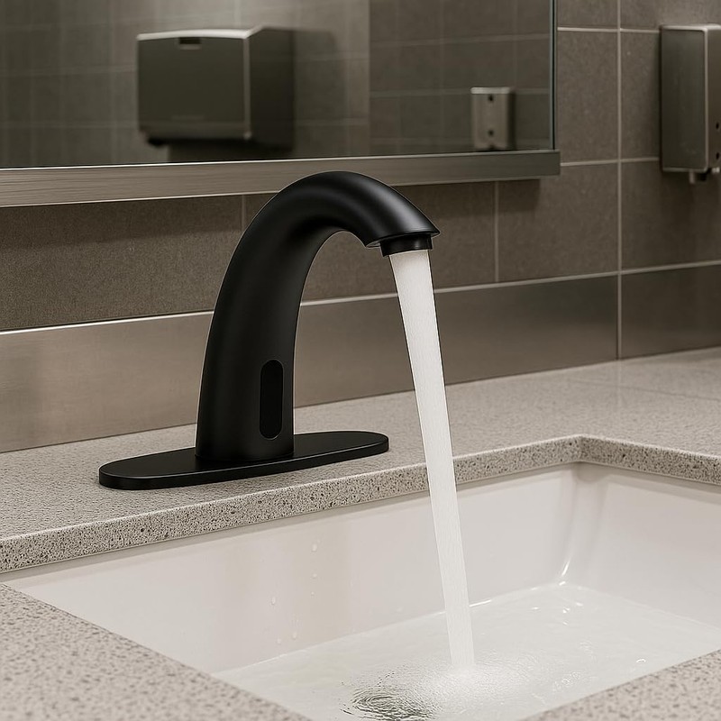 Yodel Faucet Touchless Bathroom Sink Faucet - Automatic Motion Sensor