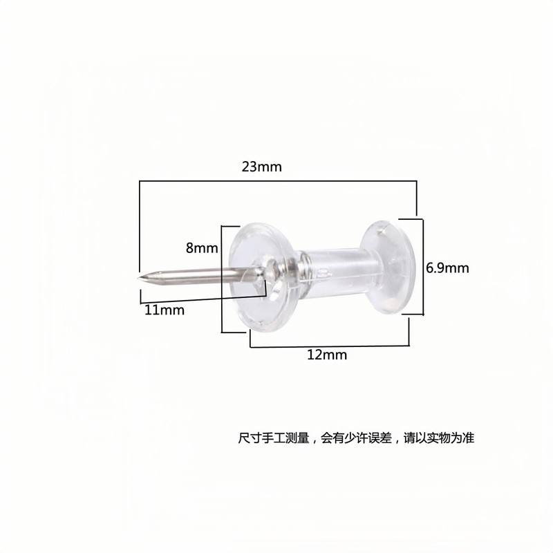 100Pcs Gold Push Pins with Storage Box – Decorative Double