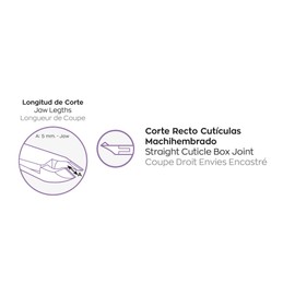 3 Claveles 12111 Zange für Nagelhaut, CorCasa, 11.5 cm, schnitt 5 mm