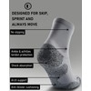 SITOISBE Quarter Compression Socks for Men Women, Cushioned Running Hiking