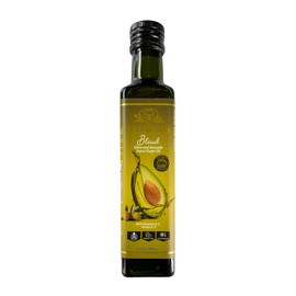 Villacados Extra Virgin Olive & Extra Virgin Avocado Oil Blend, 100% Pure Cold Pressed, Naturally Blended, Unrefined, Cooking, Frying, Grilling, Marinades & Dressings 8.5oz