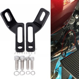 Unbranded Front Rear Tie Down Bracket Mount For Harley Electra Glide FLHT Road King 94-Up