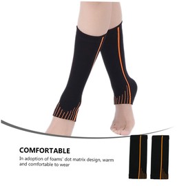 Baluue 2pcs Elastic Ankle Support Sleeve Breathable Ankle Protector for Running Cycling and Outdoor Sports Comfortable Compression Fit for Injury Prevention and