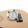 Round Hygrometer, Portable Exquisite Hygrometer, for Guitar Violin(Silver, 12)