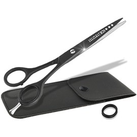 Premium Hair Scissors Hairdressing Scissors Professional Line Hair Cutting Scissors Extra Sharp for a Perfect Haircut Made of High-Quality Stainless Steel (6 Inches / 15.24 cm, Hair Scissors Black)