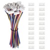 Lyeteung 20 Sets JST 2.54 XH 5 Pin Connectors, Mini