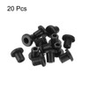 sourcing map 20Pcs T Shape Rubber Grommet Mount Dia 4mm