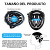 FRILNK Casco Bicicleta, Cascos de Bicicleta para Adultos, Tamaño Ajustable,