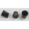 Vestax Knob , Round Black with Red Line PMC-03A, PMC-170A