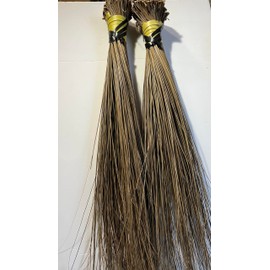African Handcrafted Sweeping Broom 32" Long (2 Pack)