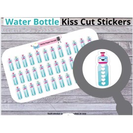 Homemade Water Bottle Planner Stickers #68 / Kawaii Planner Stickers  / Journal /