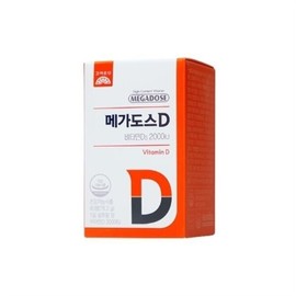Korea Eundan Megadose D Vitamin D 2000IU Chewable 90 Tablets 1ea / 고려은단 메가도스D 비타민D 2000IU 츄어블 90정 1개