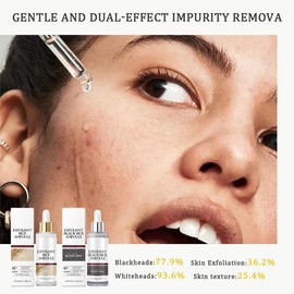 Black and White Rice Peeling, New Soft Rice Exfoliating Face and Body, Black and White Rice Exfoliant for All Skin Types, Gentle Peel & Deep Hydration (White+Black) 2P