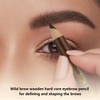 MOTIBACK 12-Count Brow Defining Set with Sharpener (Dark Brown)