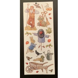 Colorbok BEATRIX POTTER MR. MCGREGORS GARDEN Big Sticker Sheet PETER RABBIT