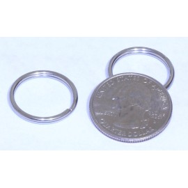Stainless Steel Key Rings 3/4" (20mm) Split Ring, Wholesale LOT 1000