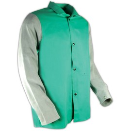 MAGID Flame Resistant Jackets Flame Resistant 100% Cotton, 1 Pairs, Size Large (1830LS)