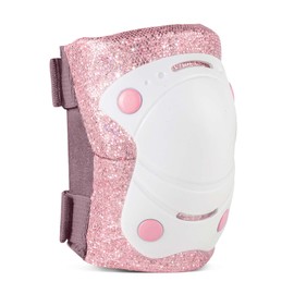 Cariboo Inline Skates Children's Protectors Knee Pads Elbow Pads Wrist Guards Set of 3 Size S Purple Ballerina