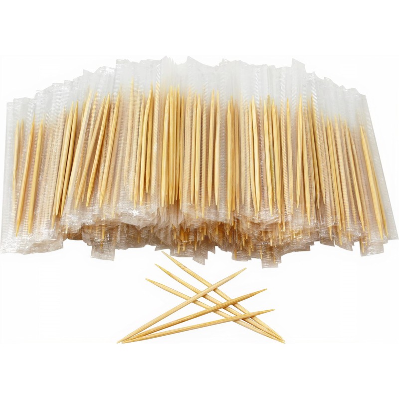 Palillos Dentales De Madera 6.5 cm Desechables Perfectos Para Limpiar