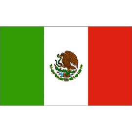 3x5ft Polyester United Nations-Mexico Flag #F5141
