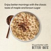Better Oats Steel Cut Instant Oatmeal Packets, Maple and Brown