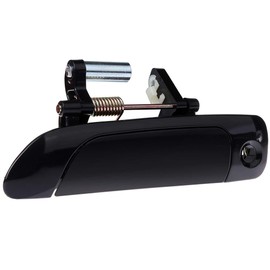 eccpp tirador de puerta exterior exterior exterior lado del conductor delantero para 2001 – 2005 Honda Civic liso de color negro