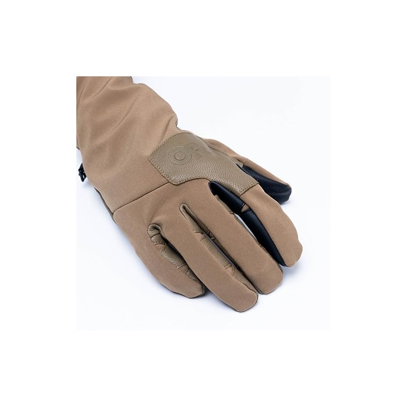 Outdoor Research Men's Stormtracker Sensor Windbloc Gloves, Coyote, L