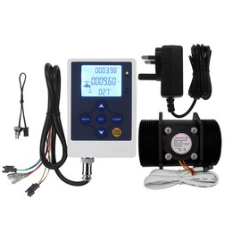 DIGITEN Water Flow Control LCD Display+ G2 2 inch Water Flow Hall Sensor Switch Meter Flowmeter Control 10-200L/min