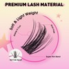 Lash Clusters Kit 144Pcs D Curl Lash Extension Kits Eyelash