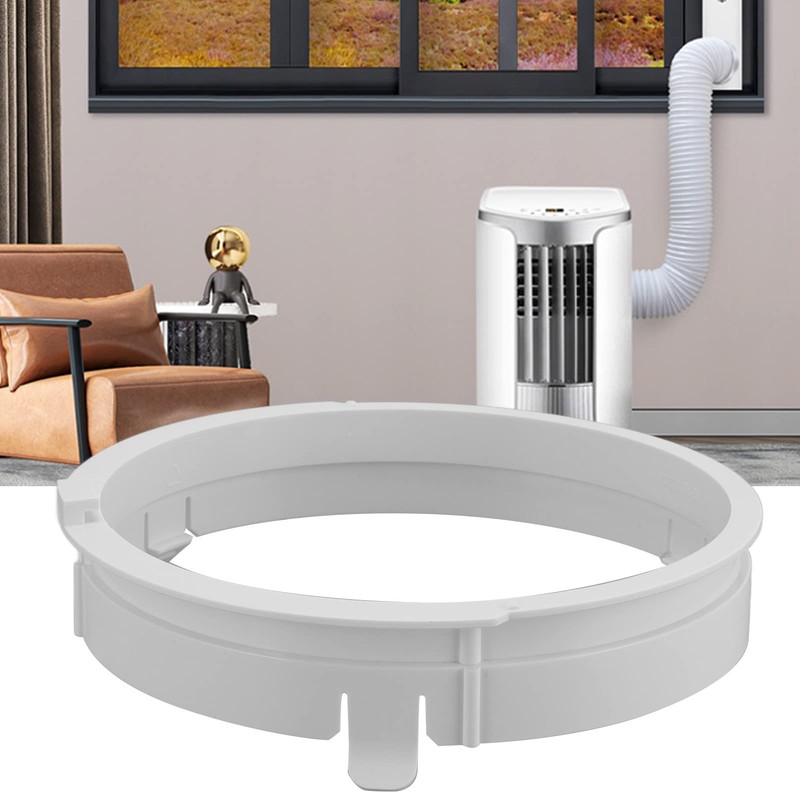 Fdit Air Conditioner Hose Connector, Hose Connector ABS Adjustable Exhaust