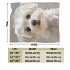 Cute Maltese Dog Blanket Gifts for Women Girls Dog Lovers,