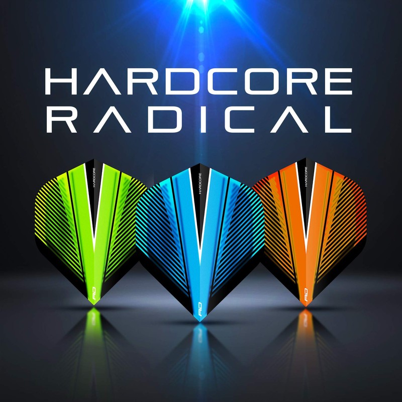 RED DRAGON Hardcore Radical Orange V Extra Thick Standard Dart