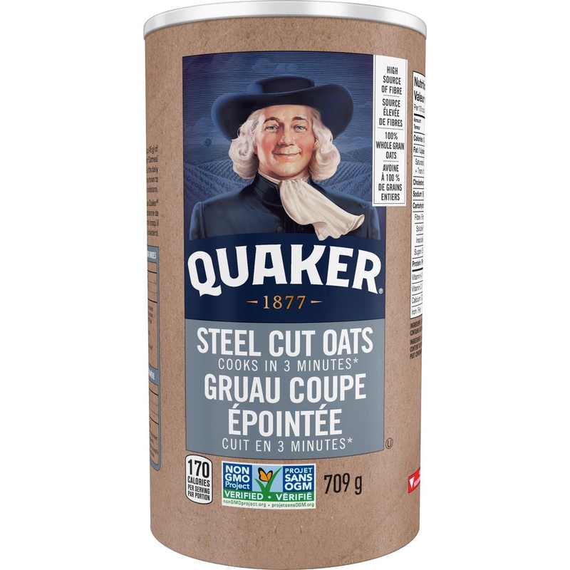Quaker Quick Cook Steel Cut Oats, 709 g (Pack of