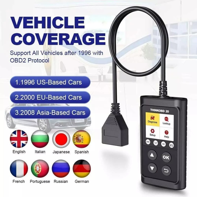 Thinkcar Ford Explorer OBD2 Fault Reader Reset Scanner Vehicle Scan