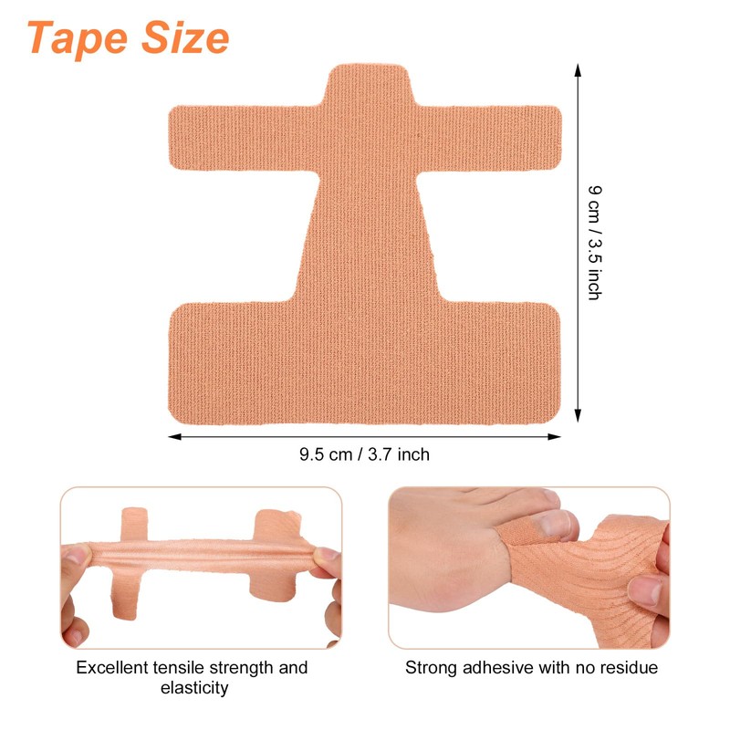40pcs Pre Cut Kinesiology Tapes for Big Toe