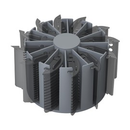 Silicone Kitchen Organizer, Blade Organizer for Cheese Grater Blades, Kitchen Multi-Functional Storage Blade Holder, Flexible & Durable, Non-Slip, Quiet, Dishwasher Safe, without Blades (Grey)