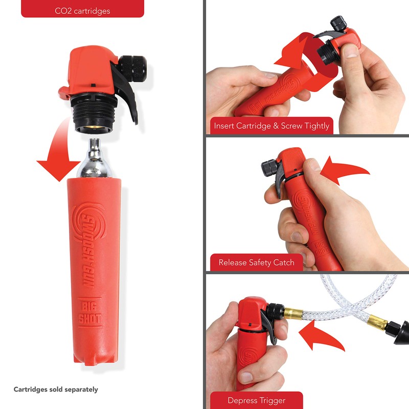 Diversitech SG-1 20G Swoosh Big Shot Drain Gun, Red