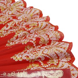 INNOLIFE 5 PCS Spanish Folding Retro Pattern Hand Fan for Women