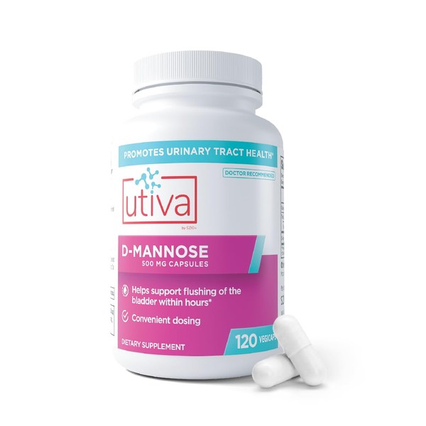 Szio+ Utiva D-Mannose 500mg Capsules – Naturally Flush The Bladder