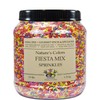 Bright Rainbow Sprinkles – Vegan, Non-GMO, Dye-Free, Allergen-Free, Plant-Based Colors,